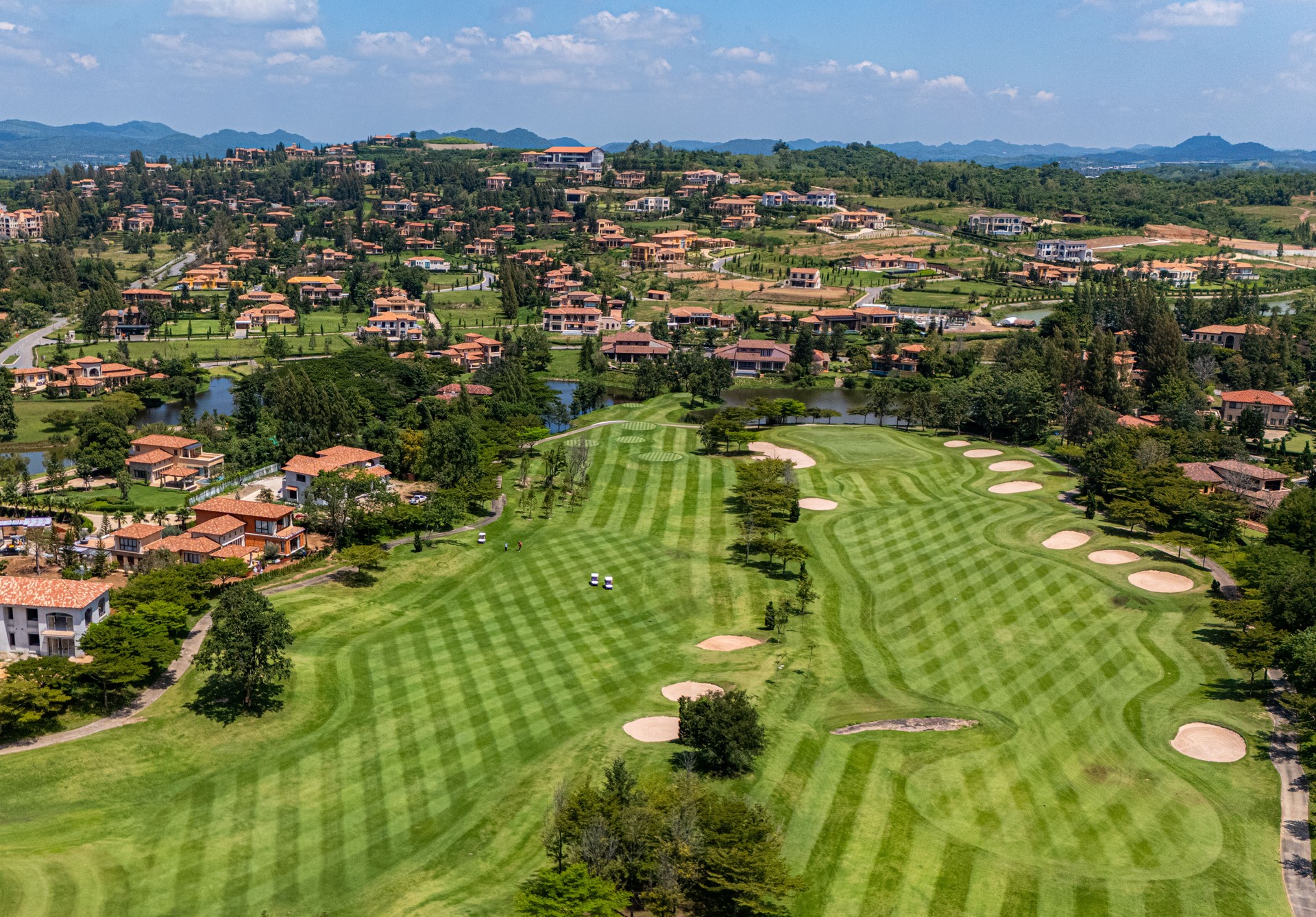 Beautiful Golf Fairway with Scenic Views